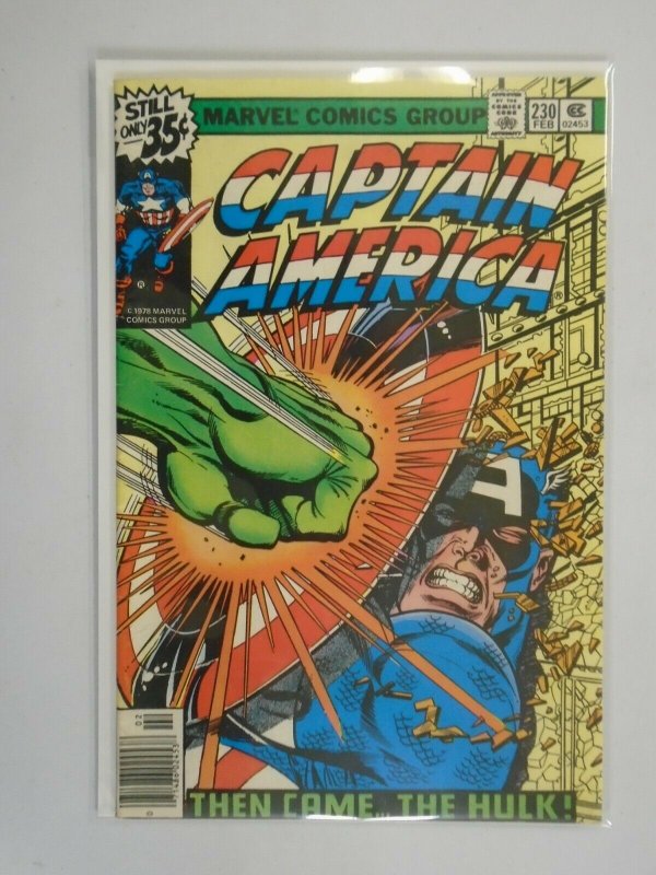 Captain America #230 Featuring the Hulk 5.0 VG FN (1979 1st Series)