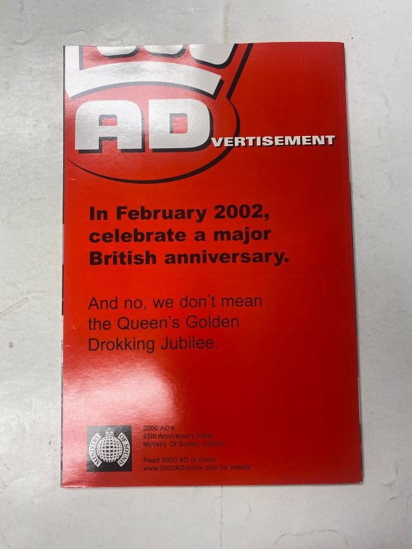 2000 AD Prog 2002 FLEETWAY LTD UK Comic Magazine 6 KM46