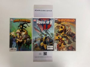 3 Marvel Comics Inferno # 1 + House Of M # 1 + Chris Claremont # 1 Thor 4 SM5