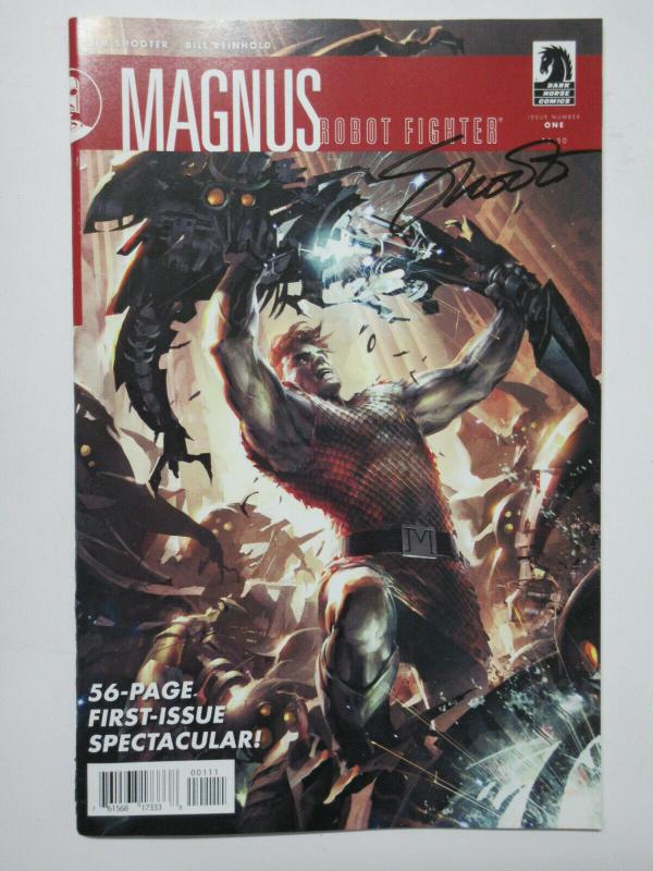 Magnus Robot Fighter (Dark Horse 2010) #1 Signed by Jim Shooter!