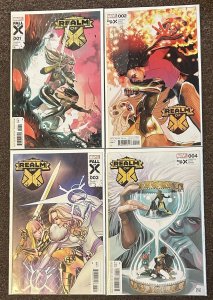 Realm Of X #1,2,3,4 Marvel Comics Complete Set Nm