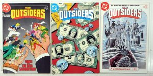 The Outsiders Lot of 3 #3, 4, 5 (1986) DC Comics 1st Print Comic Books