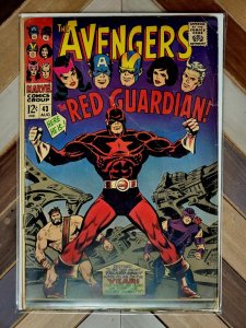 AVENGERS #43 GD/VG (Marvel 1967) 1st App & Cover RED GUARDIAN (Thunderbolts)