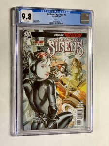 Gotham City Sirens 1 cgc 9.8 dc comics variant