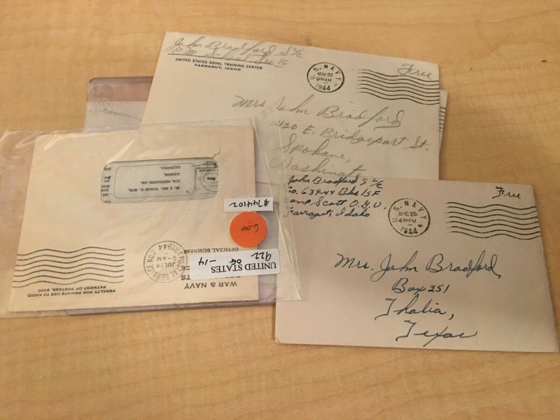 22 Handwritten Soldier Letters from WW2 1939-1944 Navy US Army Love One B12 JKT2