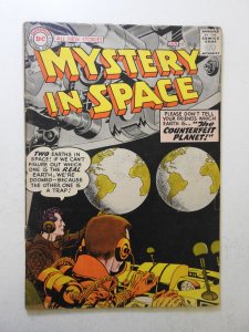 Mystery in Space #35 (1957) GD Condition 2 in spine split