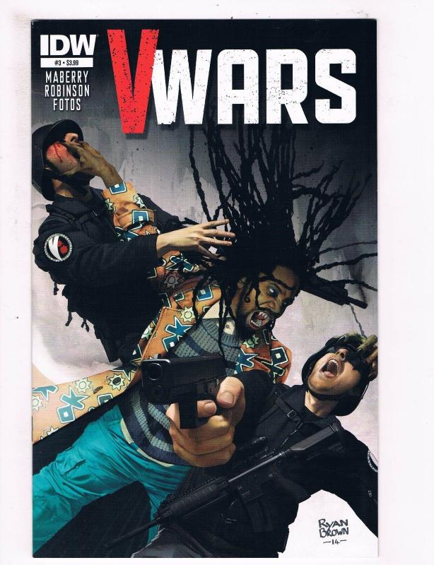 V Wars # 3 VF 1st Print IDW Comic Book Maberry Robinson Fotos Series S64