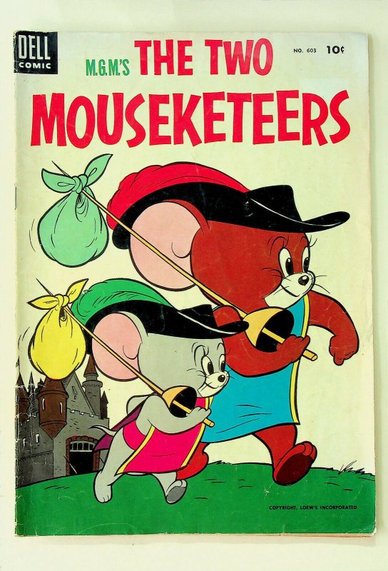 Four Color #603 - MGM's The Two Mouseketeers (1954, Dell) - Good/Very Good 
