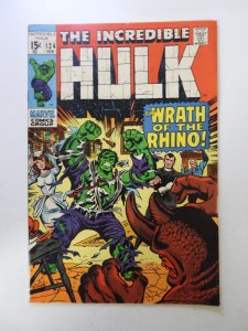 The Incredible Hulk #124 (1970) FN/VF condition