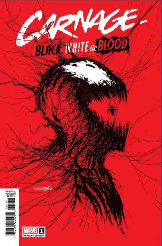 Carnage: Black, White & Blood #1 Patrick Gleason Variant Cover