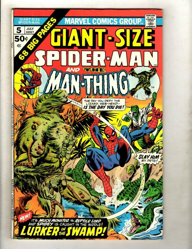 Lot Of 5 Giant Size Amazing Spider-Man Marvel Comic Books # 1 2 3 5 6 Goblin GK5