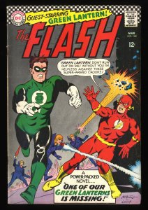 Flash #168 VG+ 4.5 Green Lantern!