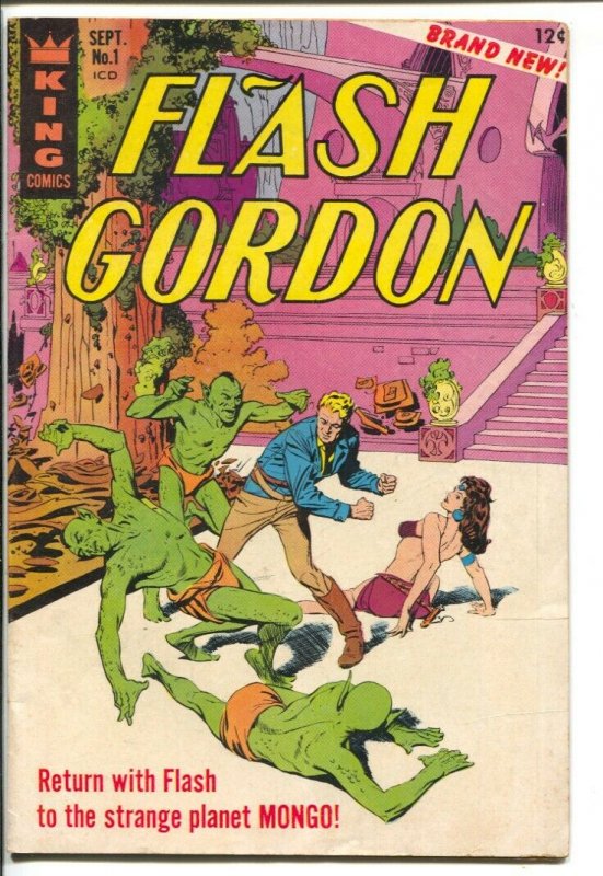 Flash Gordon #1 1966-King-1st issue-Al Williamson art-Mandrake the Magician-FN-