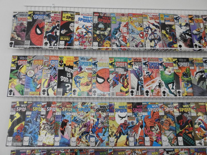 Complete Set Web of Spider-Man #1-129 + Annuals #1-10!! Avg FN/VF Condition!