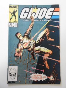 G.I. Joe: A Real American Hero #21 (1984) GD/VG Condition see description