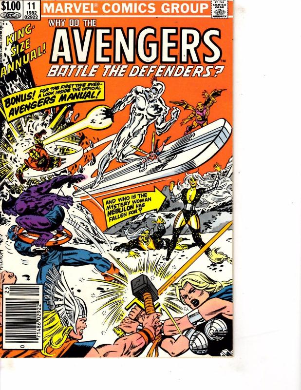 Lot Of 2 Comic Books Marvel Avenges Battle Defenders #11 andAll New DifferentMS9