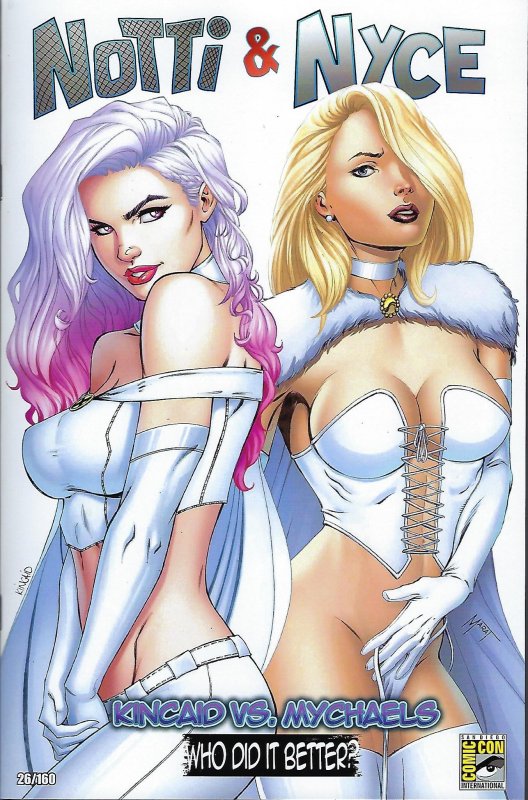 Notti & Nyce Cosplay White Queen SDCC Kincaid/Mychaels Trade Dress Lim/160 NM