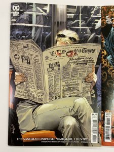 Sandman Universe Nightmare Country #1 1:25 JONES + 1:50 BUENO Set DC Comics 2022