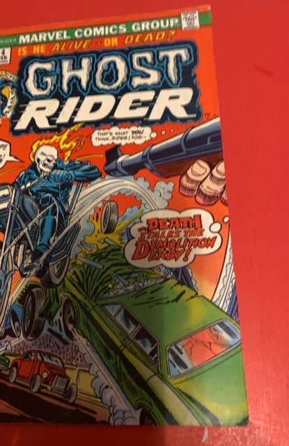 Ghost Rider #4 (1974)demolition derby