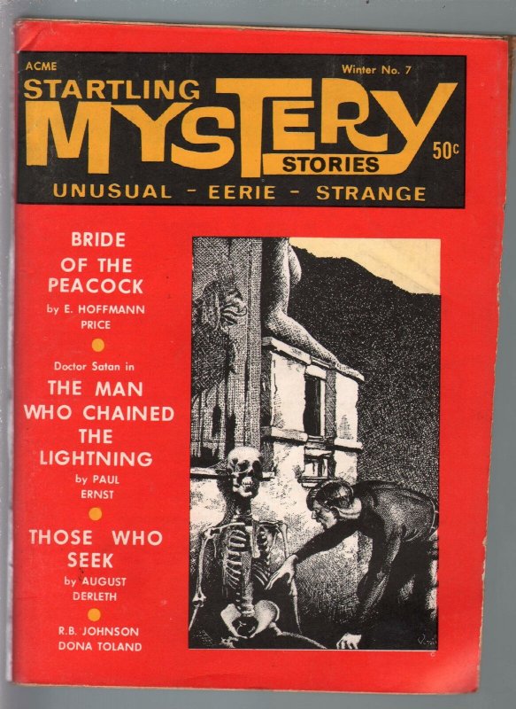 Startling Mystery Stories #7-Winter 1967 -hardboiled pulp-pulp digest-Finlay-...