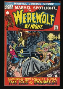 Marvel Spotlight (1971) #4 VF 8.0 3rd Appearance Werewolf by Night!