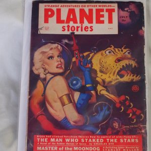 Planet Stories July 1952 1st Philip K. Dick story in print! Fine/Very Fine