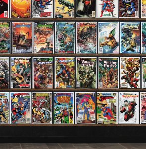Huge Lot 150+ Comics with Superman, Aquaman, Justice League & More!