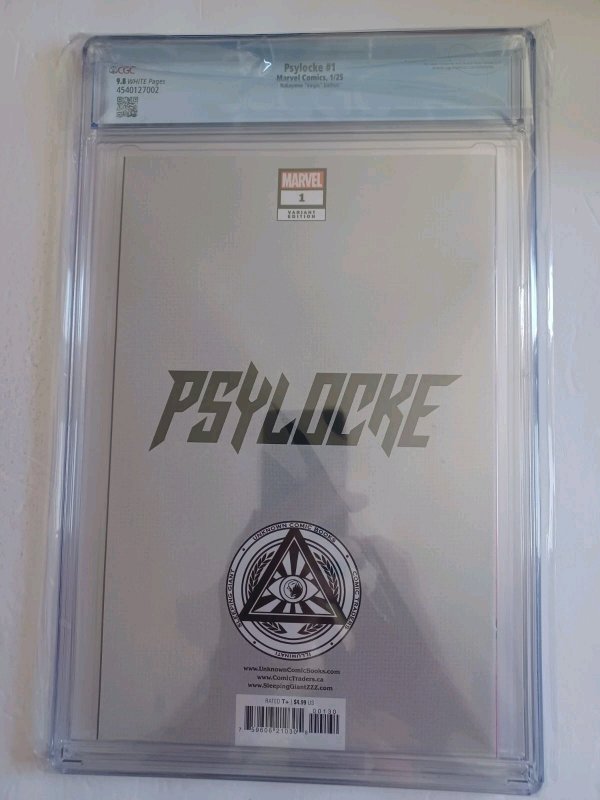 Psylocke #1 Nakayama Virgin Variant - 2025 - CGC 9.8