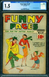 Funny Pages Vol.2 #6 CGC 1.5 1938 1st CENTAUR issue-2109537001