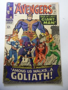 The Avengers #28 (1966) VG Condition cover detached at one staple