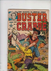 BUSTER CRABBE #2 1952 FAMOUS FUNNIES / POOR