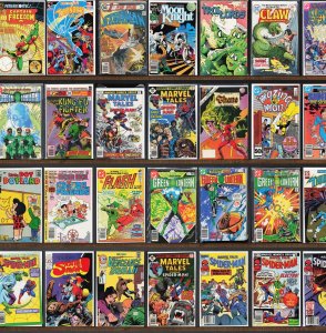 Huge Lot 130+ Comics with Marvel Tales, The Flash, Green Lantern & More!