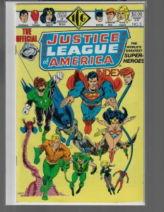 Illustrated Index Justice League of America #1-8 (Eclipse, 1986) NM