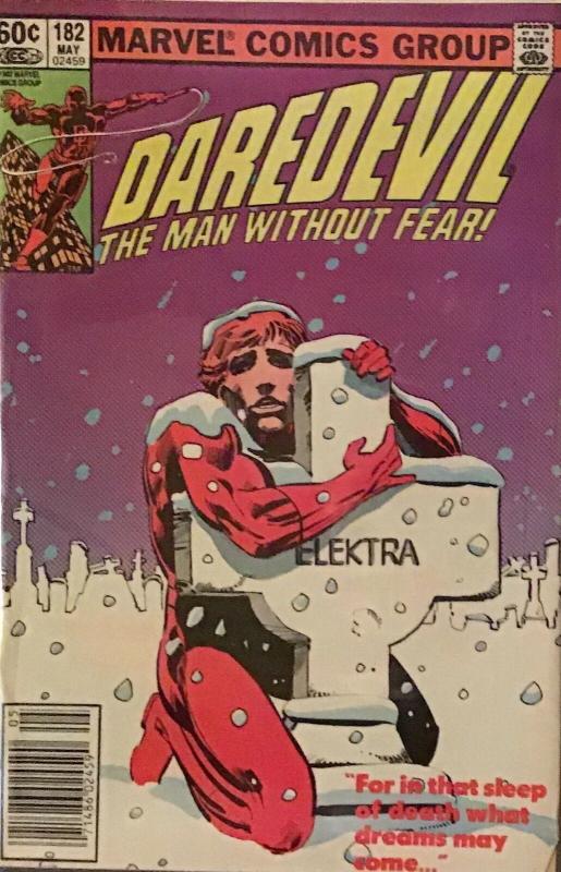 FRANK MILLER DAREDEVIL (MARVEL)#181,182,184,185 ALL VF/NM 4 BOOK LOT