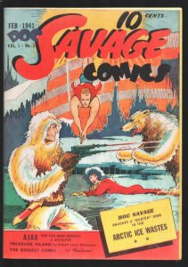 Doc Savage #3 1941-Facsimile reprint features pulp characters-Doc Savage-Ajax...