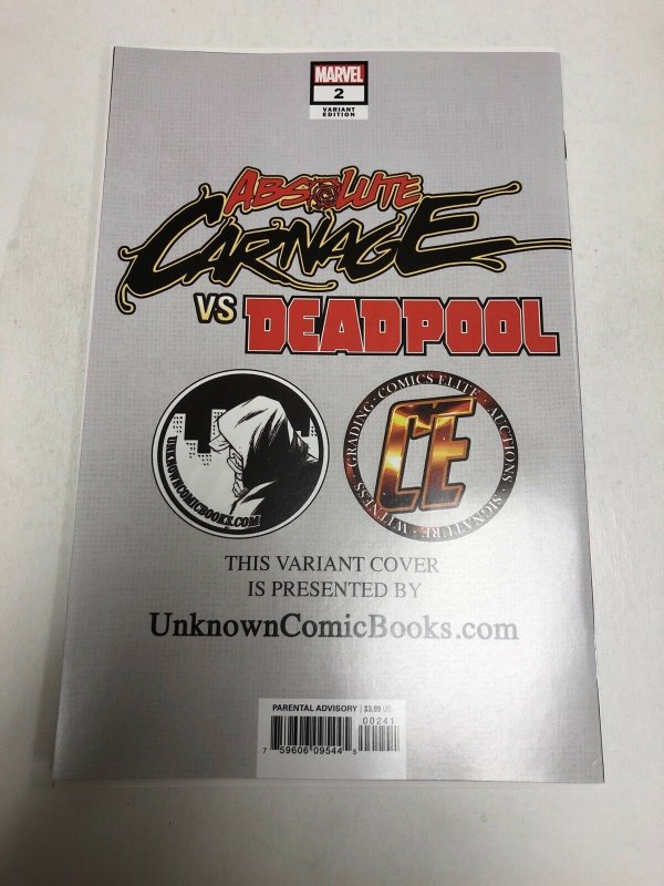 Absolute Carnage VS Deadpool  # 2 (NM) Tyler Kirkham Virgin Edition Variant CE