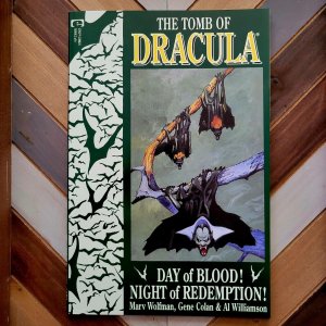 TOMB of DRACULA Book #3 Day of Blood Night of Redemption (Epic 1991) TPB Wolfman