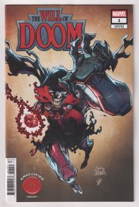 Will Of Doom #1 Stegman Knullified Variant (Marvel, 2025) NM