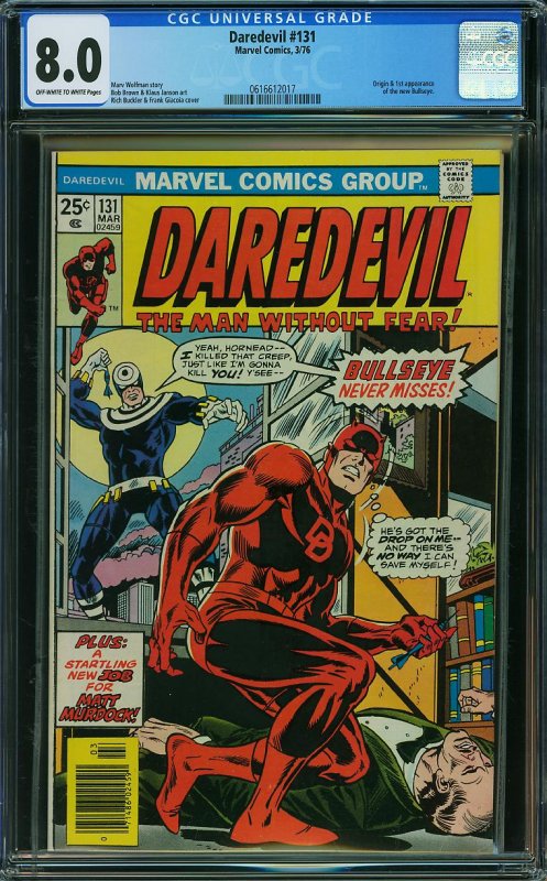 Daredevil #131 (Marvel, 1976) CGC 8.0