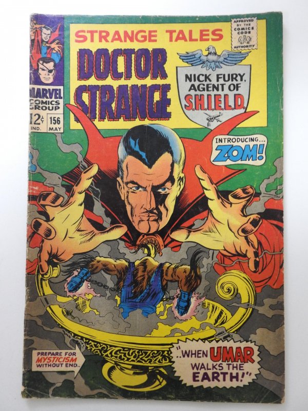 Strange Tales #156 (1967) Featuring Dr. Strange!  Solid VG- Condition!