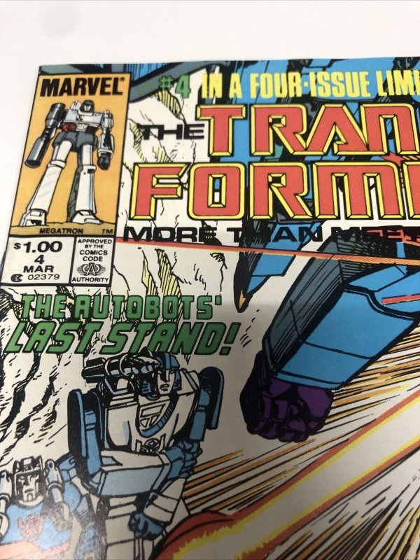 The Transformers (1985) # 4 (VG/FN) Canadian Price Variant • CPV • Jim Salicrup