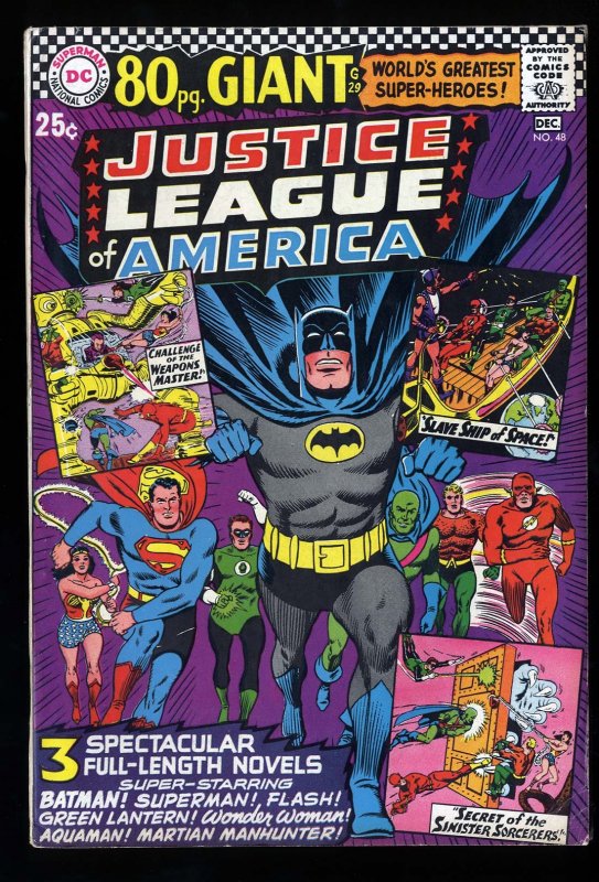 Justice League Of America #48 FN 6.0 80 Page Giant G-29! DC Comics