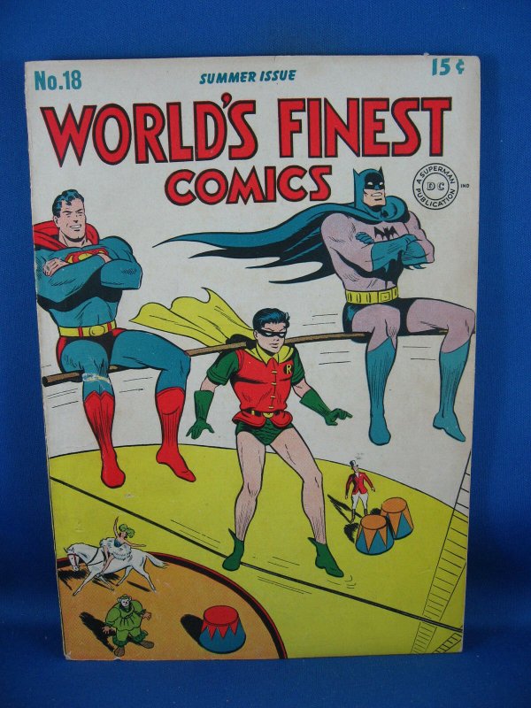 WORLDS FINEST 18 F VF BATMAN SUPERMAN ROBIN SQUAREBOUND GIANT 1943