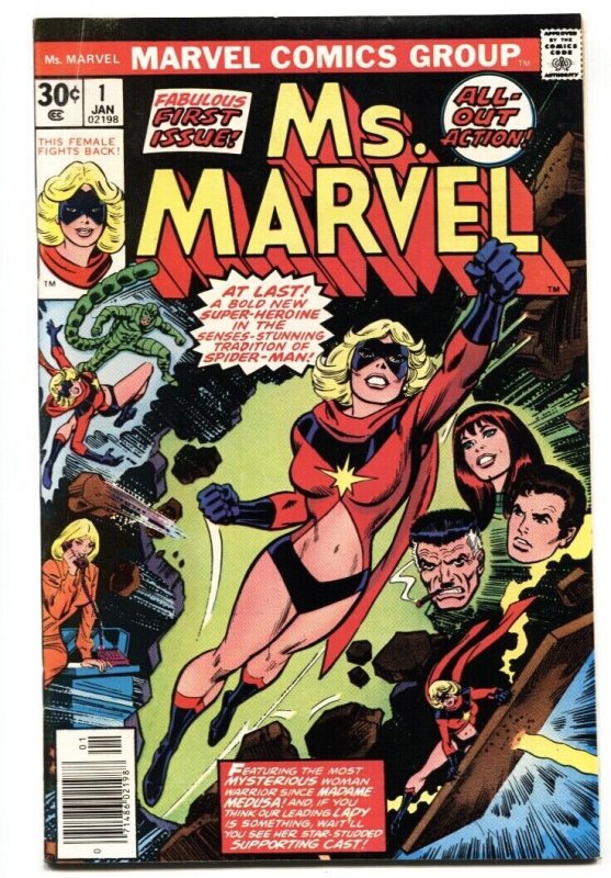MS. MARVEL #1 Marvel comic book 1st issue 1976 VF