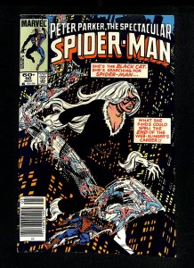 Spectacular Spider-Man #90 Newsstand Variant 1st Black Costume in title!