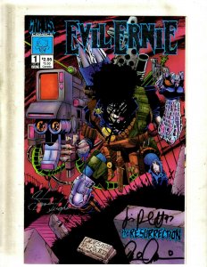 Evil Ernie # 1 NM SIGNED 4X Chaos Comic Book Quesada Palmiotti Pulido Hughes HY2