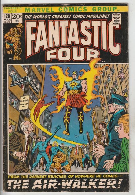 Fantastic Four #120 (Mar-72) VG+ Affordable-Grade Fantastic Four, Mr. Fantast...