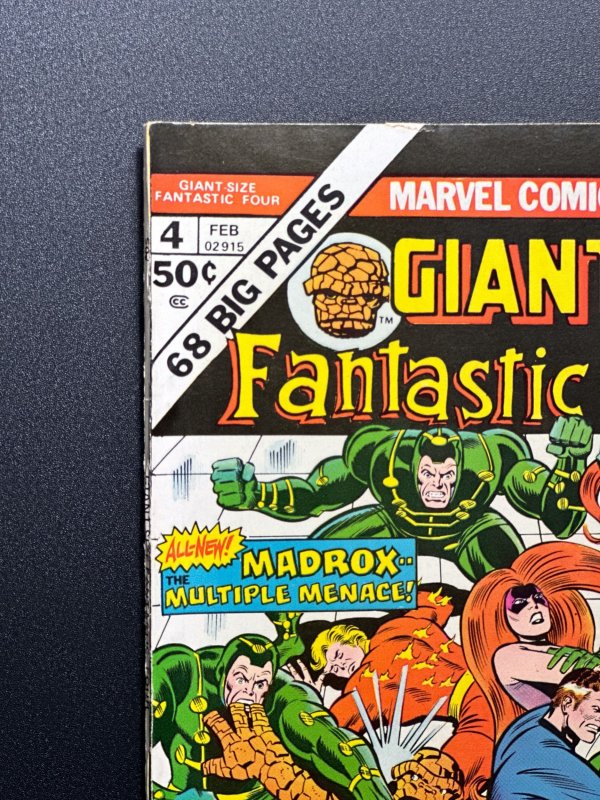 Giant-Size Fantastic Four #4 (1975) - 1st app of Multiple Man - VF+