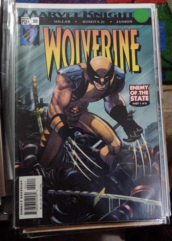 WOLVERINE # 21 2004  MARVEL  enemy of the state pt 2 mark millar elektra