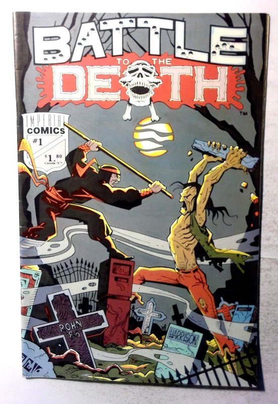 Battle to the Death #1 (1987) Eternity Comics 1st Print Comic Book